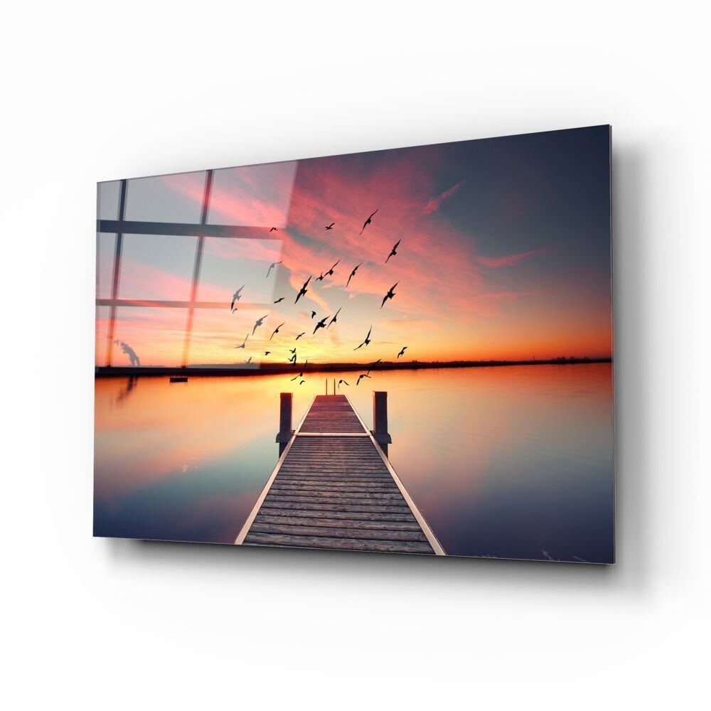 Kızıl Rıhtım Cam Tablo No:1076