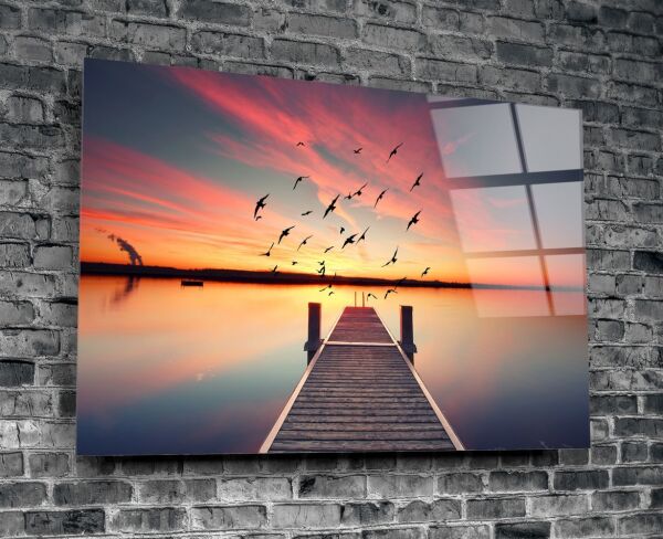 Kızıl Rıhtım Cam Tablo No:1076