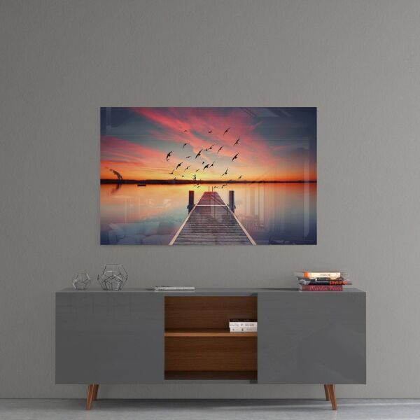 Kızıl Rıhtım Cam Tablo No:1076