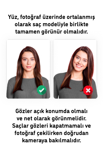 Vesikalık Biyometrik Fotoğraf Baskısı - 16 Adet