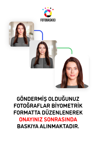 Vesikalık Biyometrik Fotoğraf Baskısı - 16 Adet