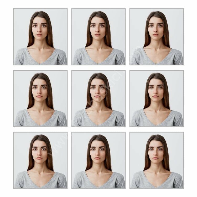 Vesikalık Biyometrik Fotoğraf Baskısı - 16 Adet