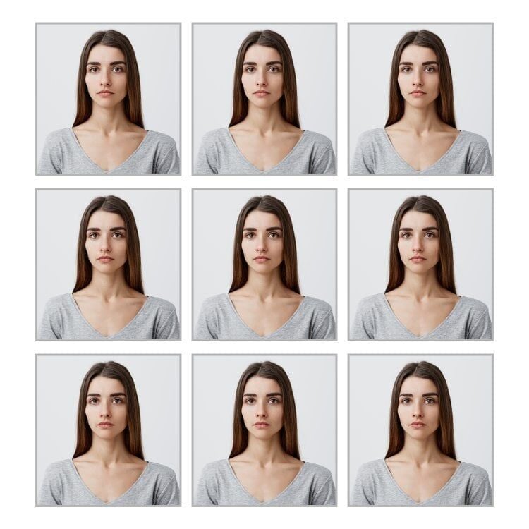 Vesikalık Biyometrik Fotoğraf Baskısı - 16 Adet