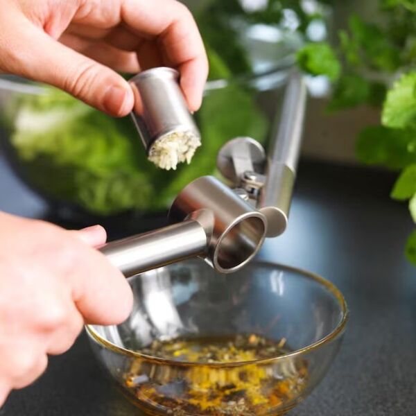 KONCIS Paslanmaz Çelik Sarımsak Ezici 16 cm