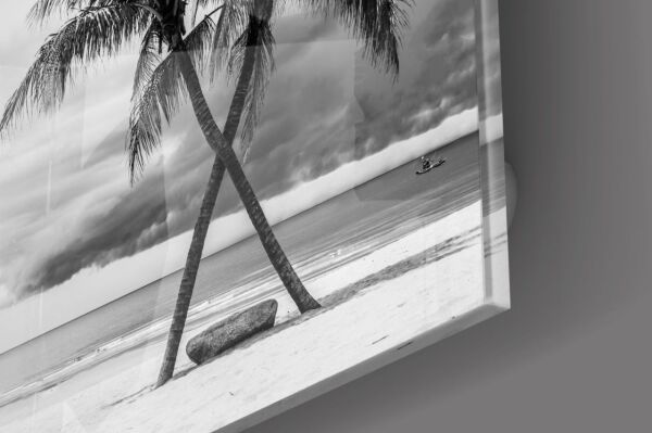 Palmiye Ağacı Cam Tablo No:1045