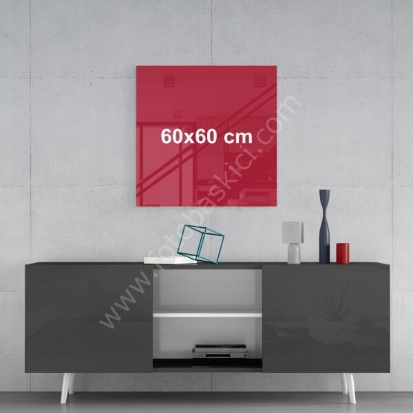 Kişiye Özel Cam Tablo 60x60 cm (Kare)