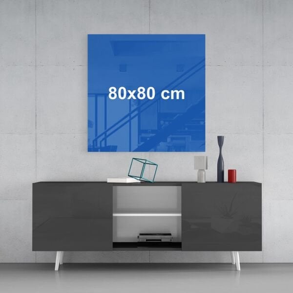 Kişiye Özel Cam Tablo 80x80 cm (Kare)