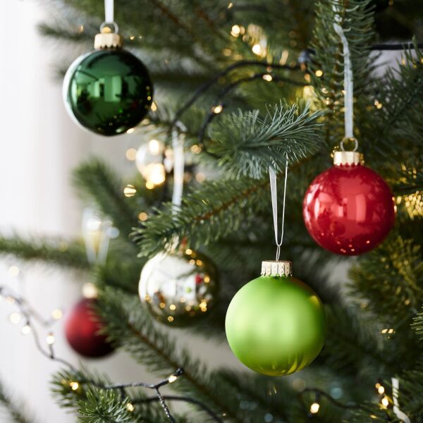 Ağaç Süsü Karışık Renkler 6 cm 20 Adet