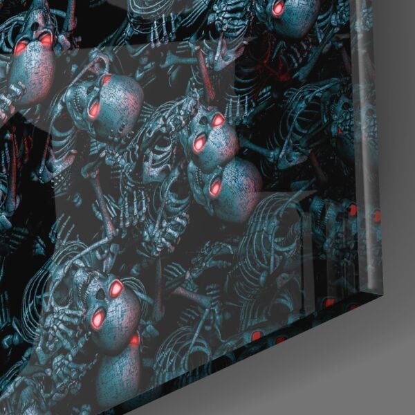 Android Mezarlığı Cam Tablo