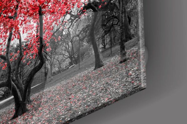 Kızıl Ağaç Cam Tablo No:1038