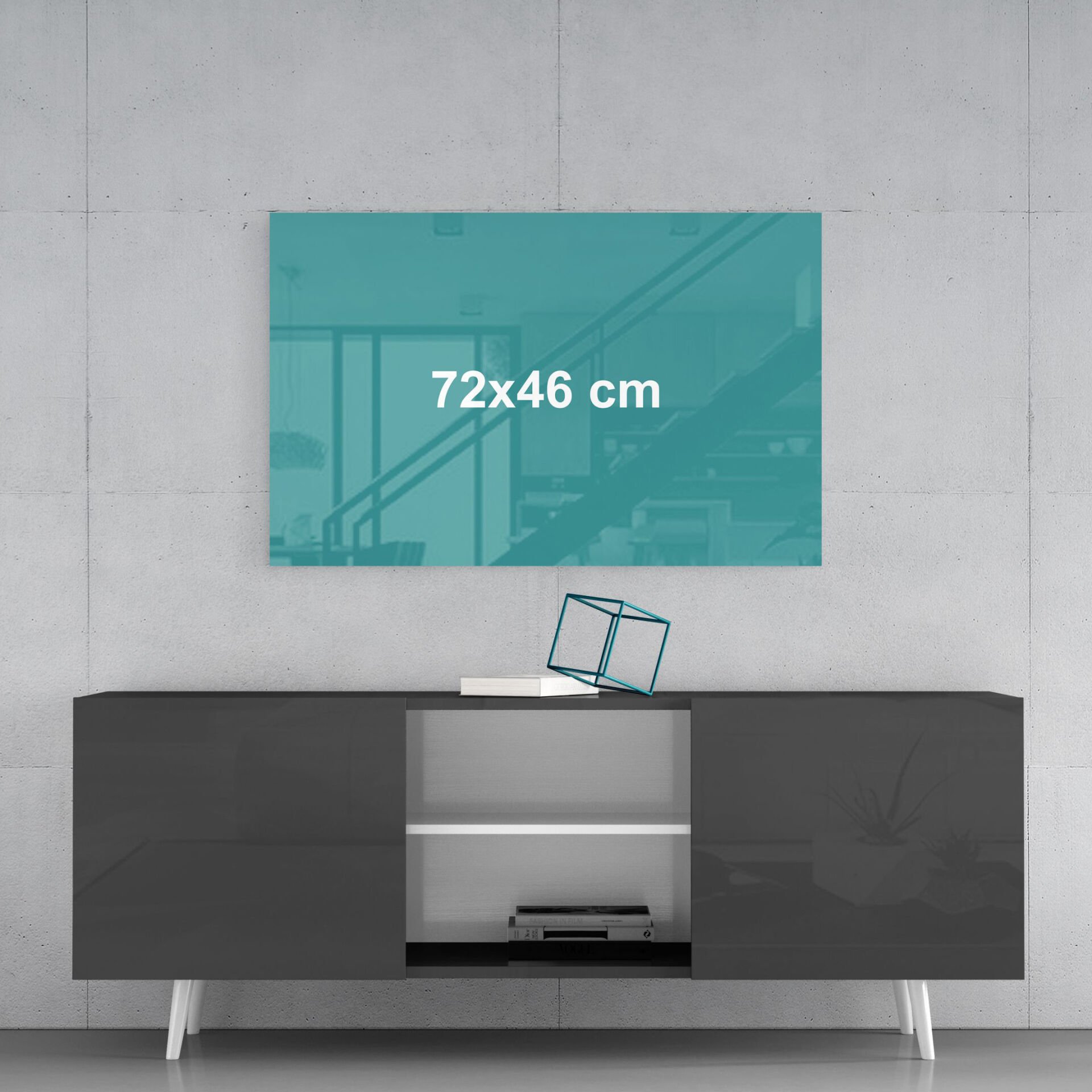 Kişiye Özel Cam Tablo 72x46 cm (Yatay)