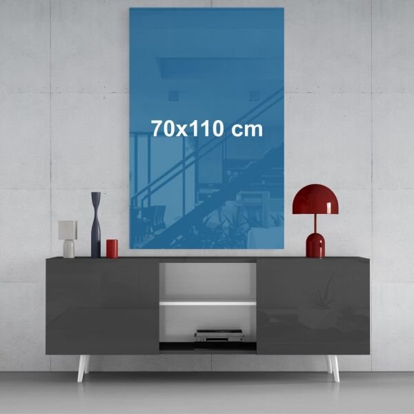 Kişiye Özel Cam Tablo 70x110 cm (Dikey)