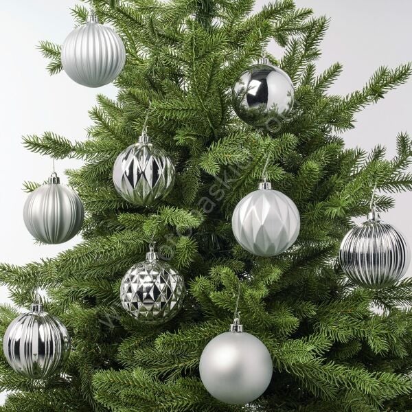 Ağaç Süsü Lame 8 cm 32 Adet