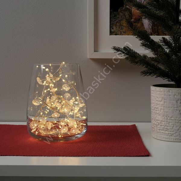 Aydınlatma Zinciri 140'lı Pilli 2,8 Metre