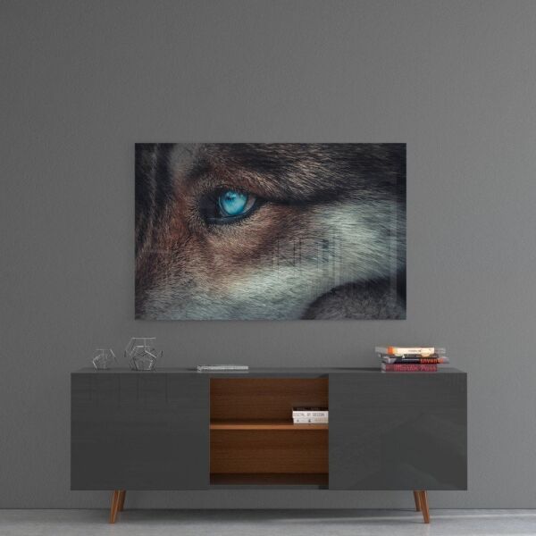 Kurdun Gözü Cam Tablo