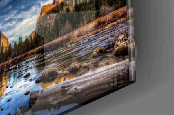 Göl Kenarı Cam Tablo No:1005