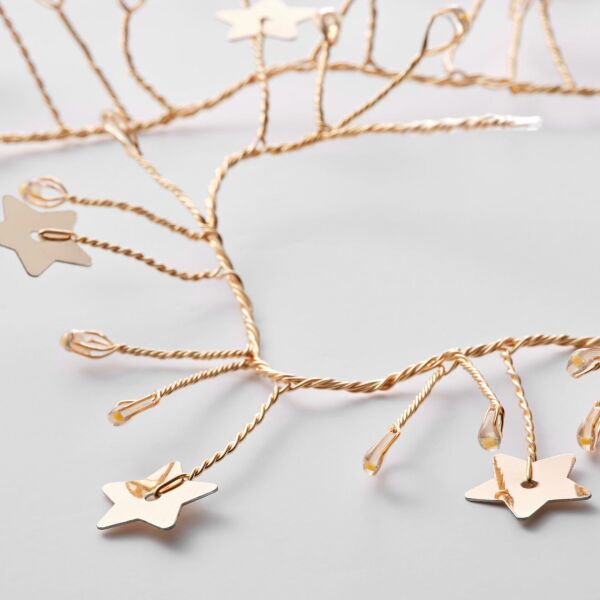 Aydınlatma Zinciri Yıldız 80'li Pilli 2,7 Metre