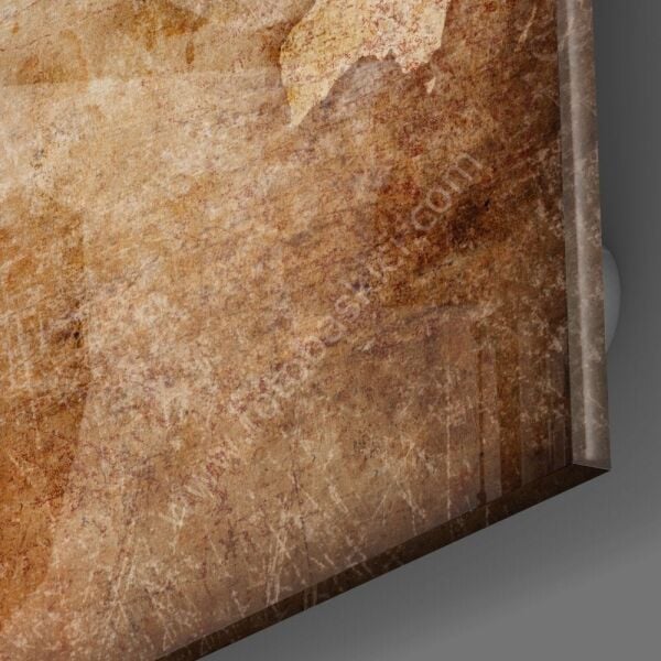 Dünya Haritası Cam Tablo