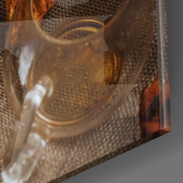 Sonbaharda Piknik Cam Tablo