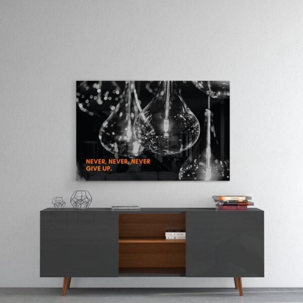 Never Never Never Give Up Cam Tablo