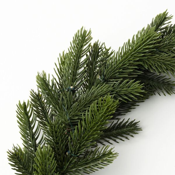 Yeşil Led Çelenk Pilli 35 cm