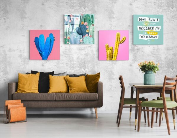 Kaktüs Quadro Cam Tablo