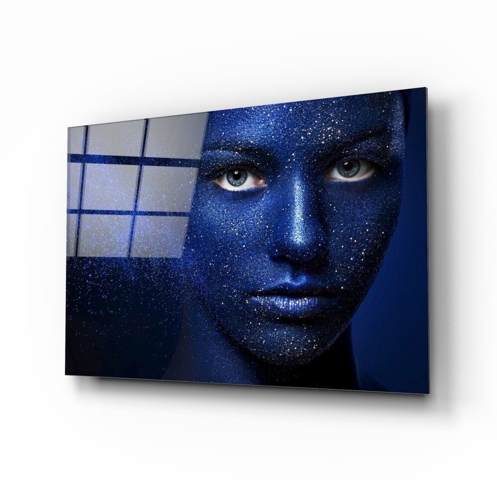 Kadın Portre Cam Tablo No:2031