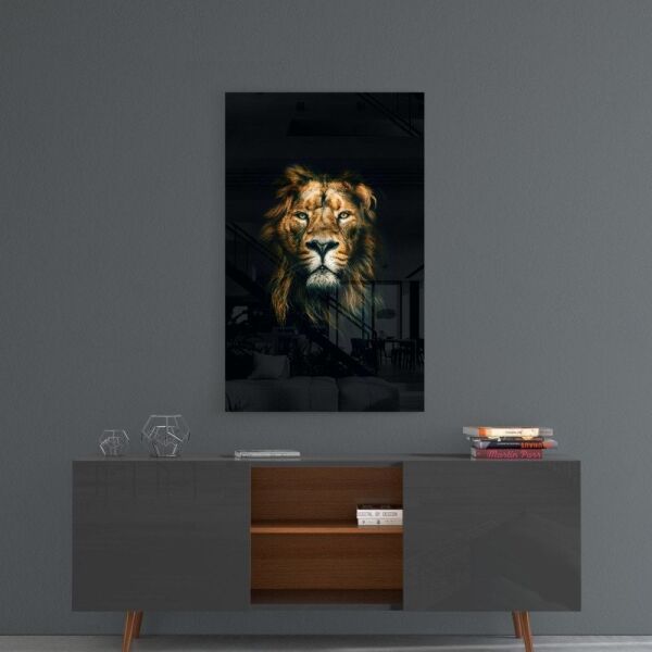 Aslan Cam Tablo