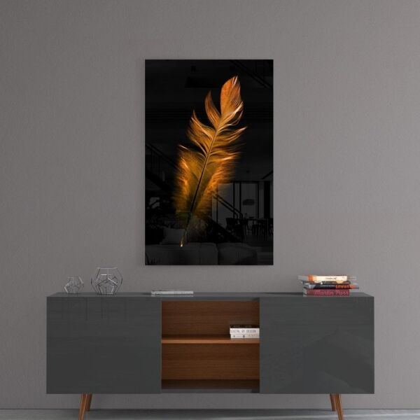 Bakır Tüy Cam Tablo