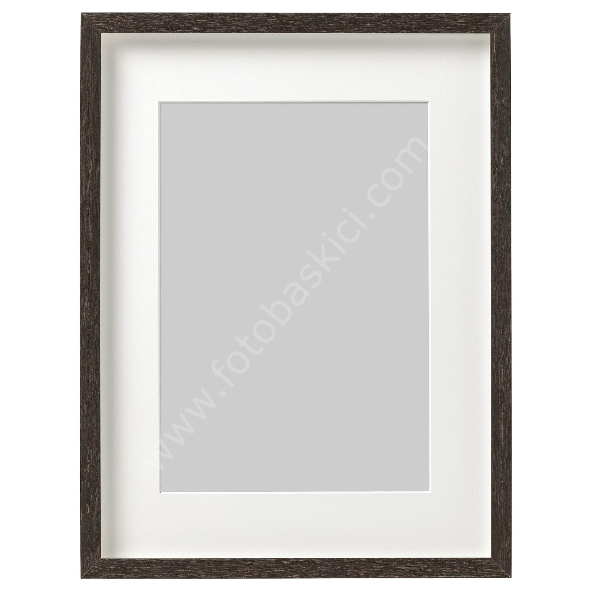Ahşap Çerçeve Koyu Kahve 30x40 cm HOVSTA