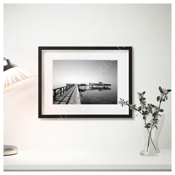 Ahşap Çerçeve Koyu Kahve 30x40 cm HOVSTA