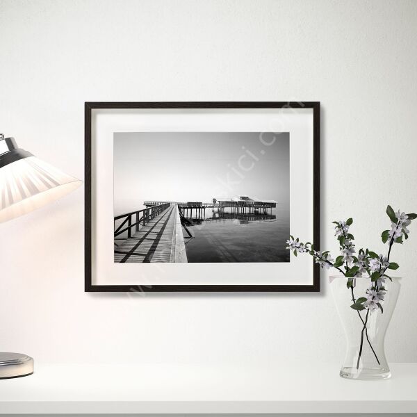 Ahşap Çerçeve Koyu Kahve 40x50 cm HOVSTA