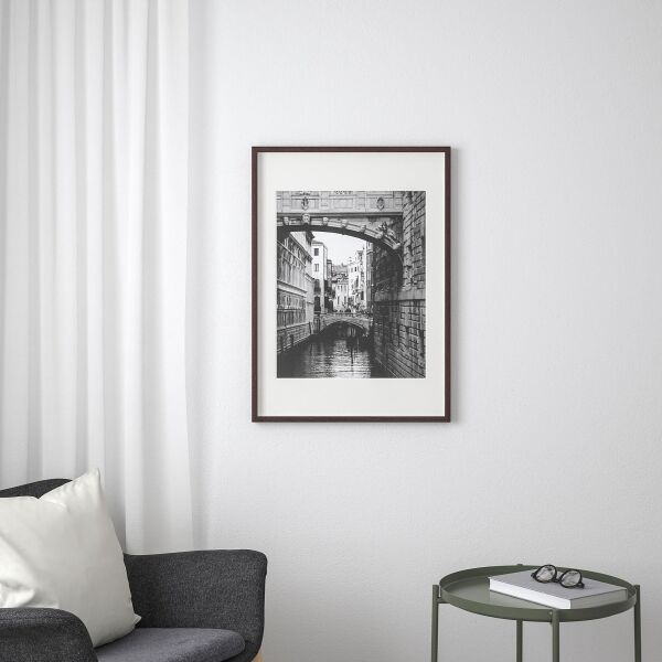 Ahşap Çerçeve Koyu Kahve 50x70 cm HOVSTA