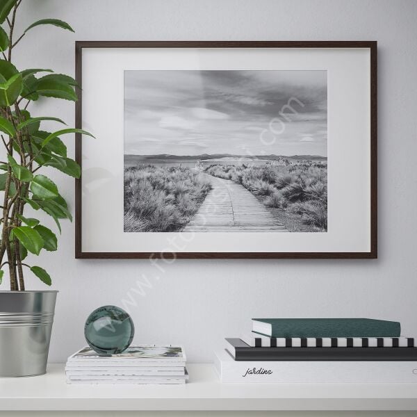 Ahşap Çerçeve Koyu Kahve 50x70 cm HOVSTA