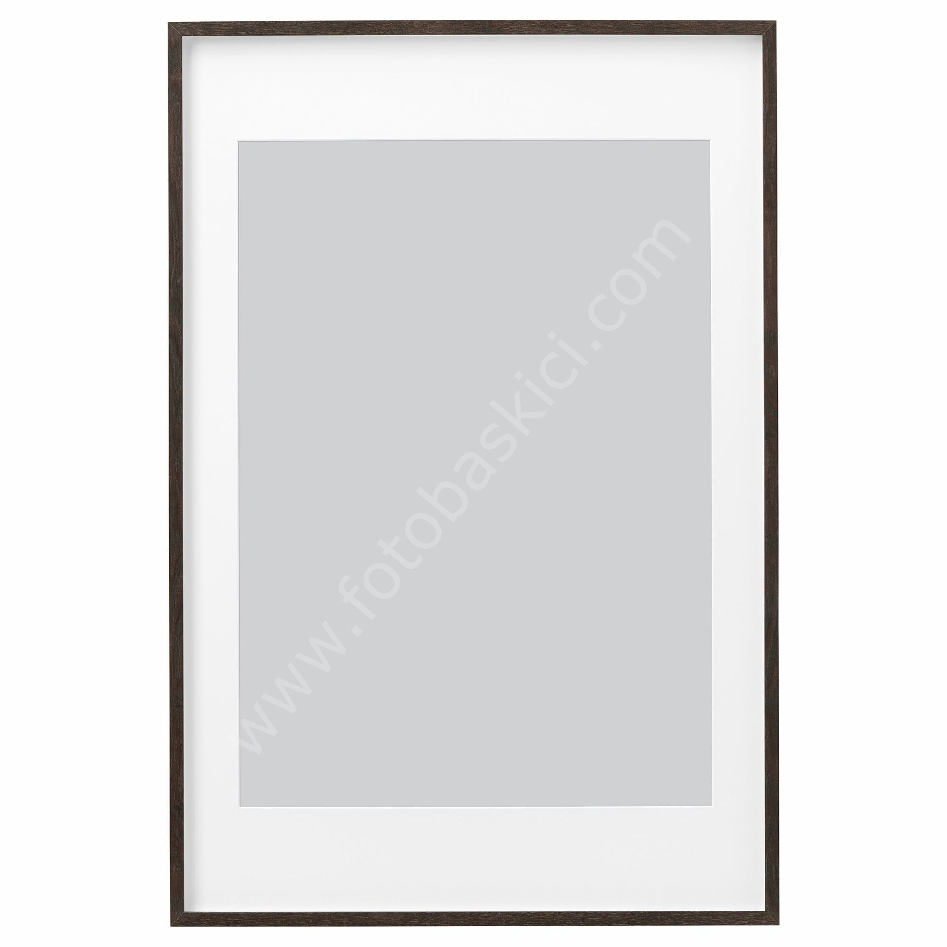 Ahşap Çerçeve Koyu Kahve 61x91 cm HOVSTA