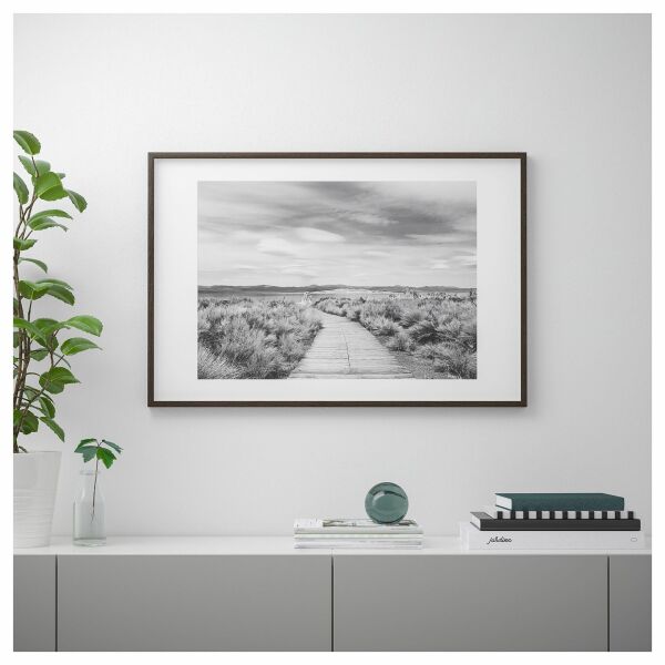 Ahşap Çerçeve Koyu Kahve 61x91 cm HOVSTA