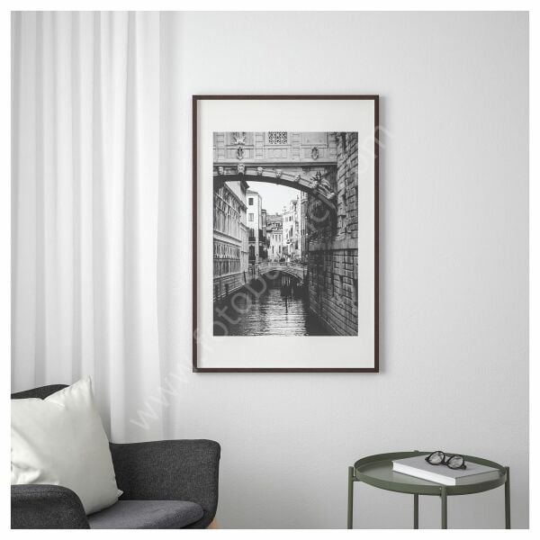 Ahşap Çerçeve Koyu Kahve 61x91 cm HOVSTA