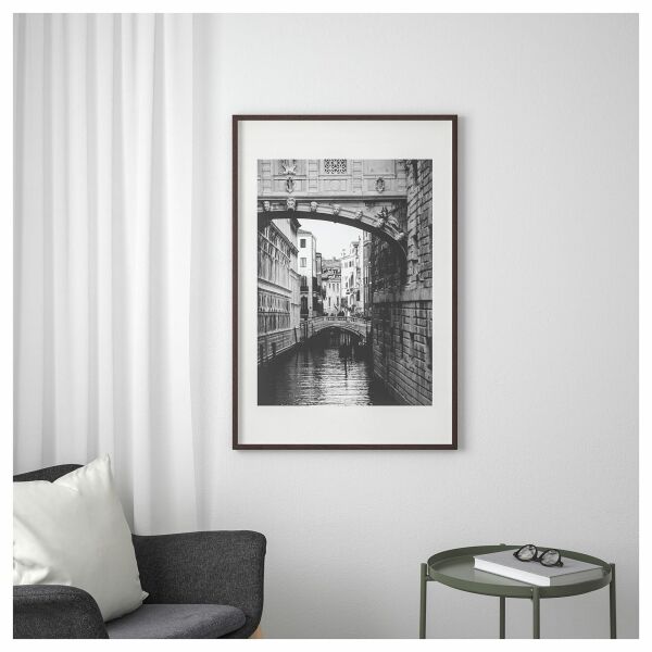 Ahşap Çerçeve Koyu Kahve 61x91 cm HOVSTA