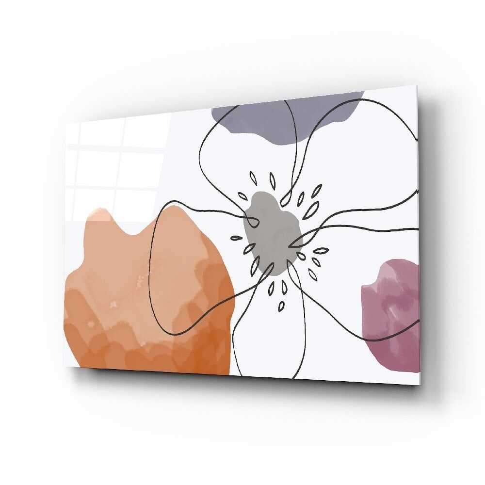 Çiçek Cam Tablo No:2066