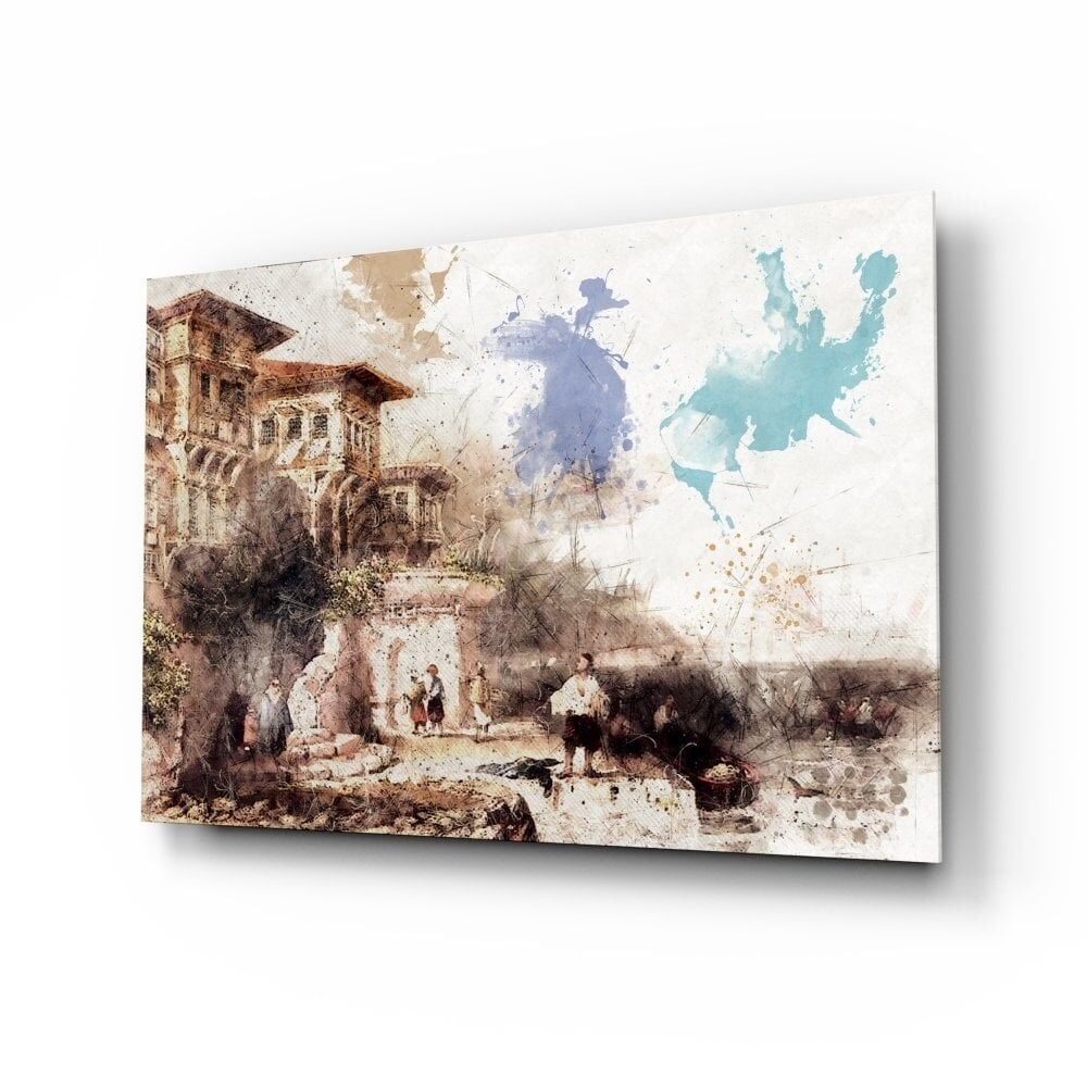 Cumbalı Evler Cam Tablo