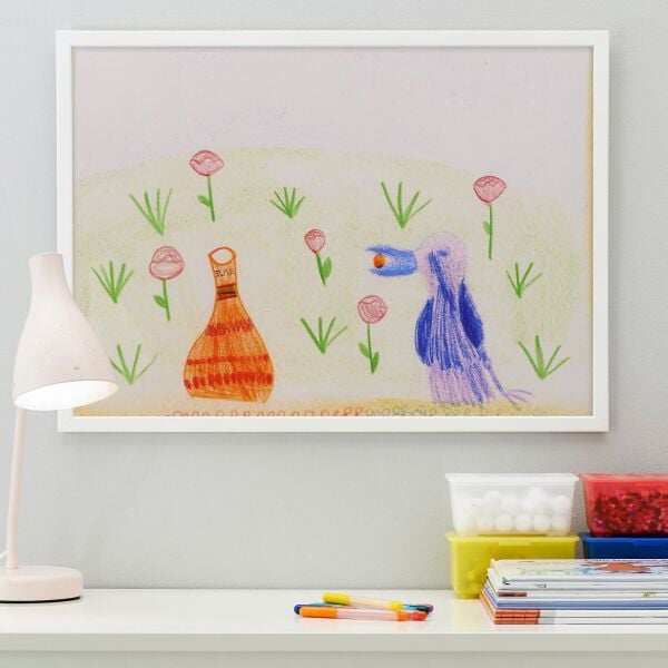 Ahşap Çerçeve Beyaz 50x70 cm FISKBO