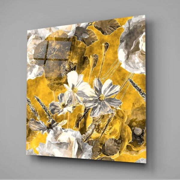 Papatyalar Cam Tablo