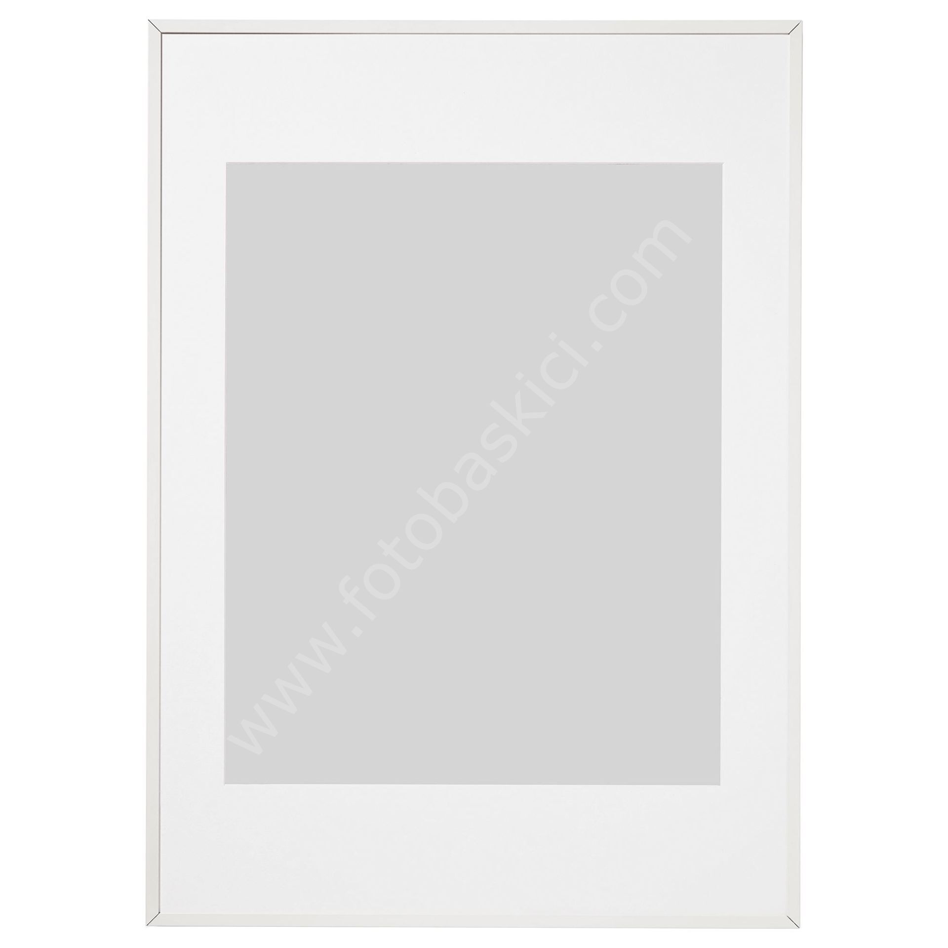 Alüminyum Çerçeve Beyaz 50x70 cm LOMVIKEN