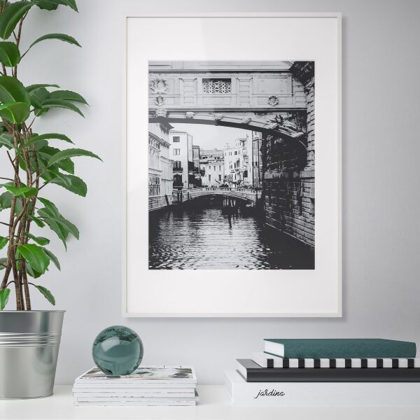 Alüminyum Çerçeve Beyaz 50x70 cm LOMVIKEN