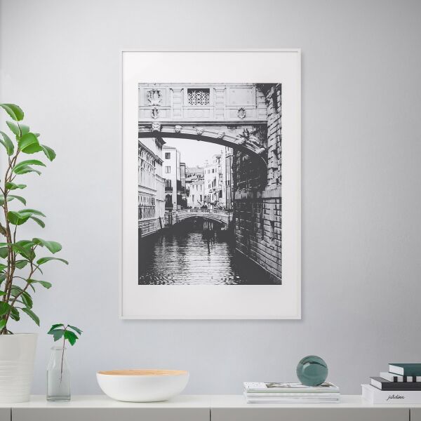 Alüminyum Çerçeve Beyaz 61x91 cm LOMVIKEN