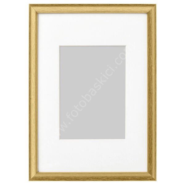 Altın Renk Çerçeve 21x30 cm SILVERHÖJDEN